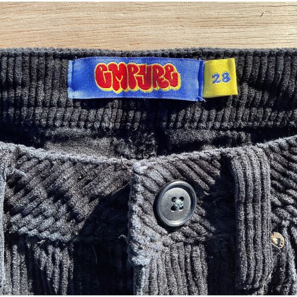 Empyre Corduroy Pants Relaxed Skate Baggy Actual Men's‎ Black Size: 28 - Picture 3 of 6